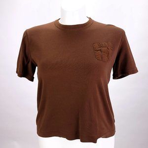 Lauren Ralph Lauren Women's Brown Short Sleeve‎ T-Shirt